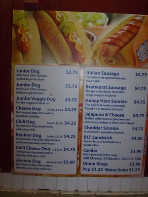 Menu photo 2 Fat Franks Edmonton, AB