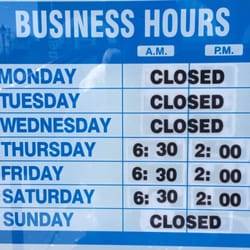 Corner Bakery - These are the hours for the Corner Bakery