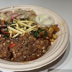 The Gnarly Cuban - Shredded beef bowl