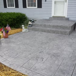 Nicholas Construction - Concrete Contractor - Front porch.