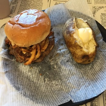 Ground Restaurant - Five Alarm Burger with potato...jalapeños mixed in with burger!!! - American Near Me - Franklin, Tennessee