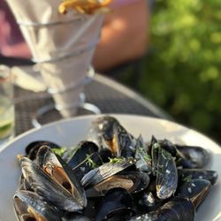 Red Hat on the River - Moules Frites