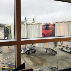Delta Sky Club - Waiting for my plane.