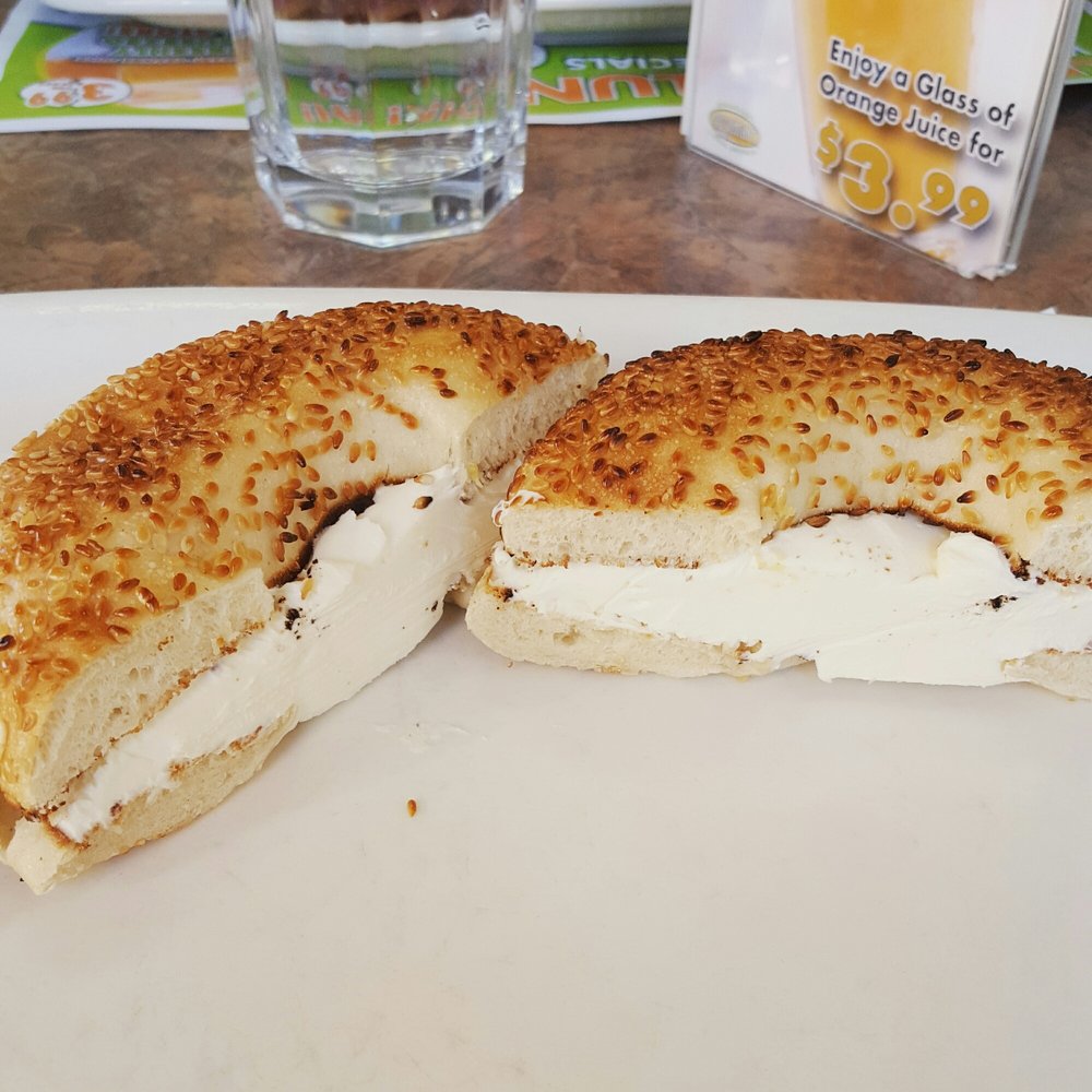 Bagel with cream cheese $3.79 Bagel with cream cheese $3.79