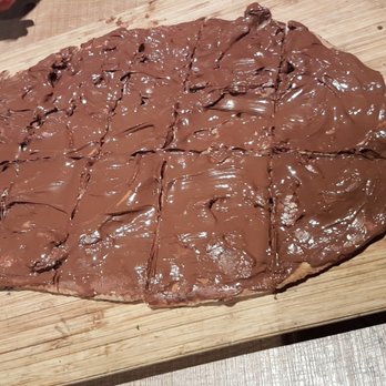 Wild Thyme - Nutella Pie, which was really just Nutella on a thin pita. - Lebanese Near Me - New Westminster, British Columbia Wild Thyme - Nutella Pie, which was really just Nutella on a thin pita. - Lebanese Near Me - New Westminster, British Columbia