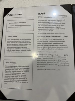 Menu photo 7 Zephyr Wine Bar Reno, NV