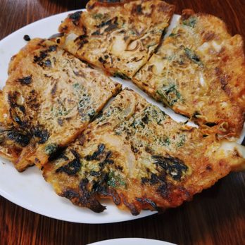 Sue's Korean Kitchen - Kimchi pancake - Korean Near Me - Stratham, New Hampshire
