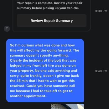 Tesla - Centinela - Me asking what happened and getting zero response because they wanted to avoid explain that it was their fault - Car Dealers Near Me - Los Angeles, California