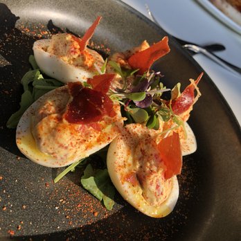 Barley Mac - Sundried Tomato Deviled Eggs - Bars Near Me - Arlington, Virginia Barley Mac - Sundried Tomato Deviled Eggs - Bars Near Me - Arlington, Virginia