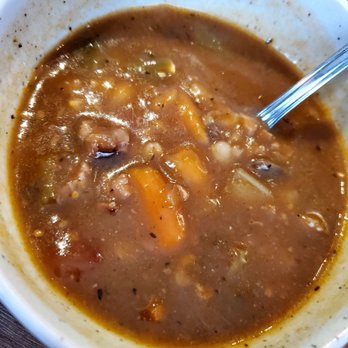 Black Angus Steakhouse - Not my cup of tea steak soup - Steakhouses Near Me - Lancaster, California Black Angus Steakhouse - Not my cup of tea steak soup - Steakhouses Near Me - Lancaster, California