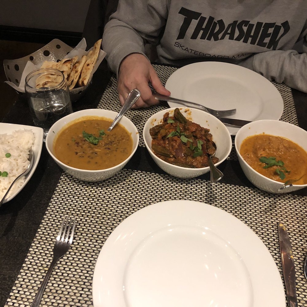 Lungi - Chicken tikka, masala okra, dal, nan & complimentary rice - Cocktail Bars Near Me - New York, New York Lungi - Chicken tikka, masala okra, dal, nan & complimentary rice - Cocktail Bars Near Me - New York, New York