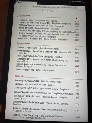 Menu photo 3 Quivira Steakhouse Cabo San Lucas, BCS Menu photo 3 Quivira Steakhouse Cabo San Lucas, BCS