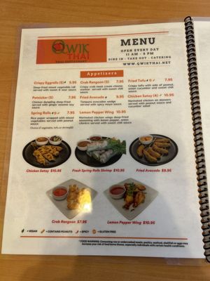 Menu photo 8 Quality thai Las Vegas, NV Menu photo 8 Quality thai Las Vegas, NV