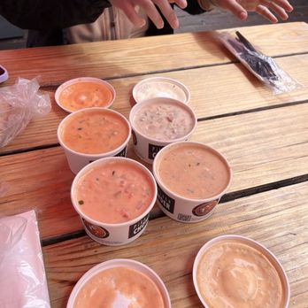 Pike Place Chowder - Pacific Place - 4-Cup Chowder Sampler $19.95 - Seafood Near Me - Seattle, Washington Pike Place Chowder - Pacific Place - 4-Cup Chowder Sampler $19.95 - Seafood Near Me - Seattle, Washington
