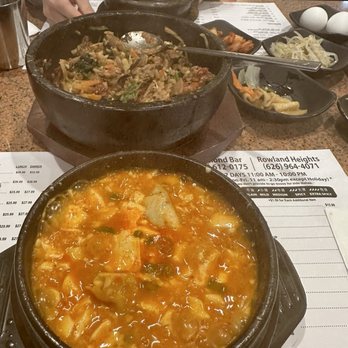 Tofu Bean Korean BBQ - C7. Bibimbap & Tofu Soup / 비빔밥 & 순두부 / 泮飯 & 嫩豆腐 - Korean Near Me - Diamond Bar, California Tofu Bean Korean BBQ - C7. Bibimbap & Tofu Soup / 비빔밥 & 순두부 / 泮飯 & 嫩豆腐 - Korean Near Me - Diamond Bar, California