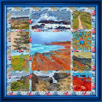 Bean Hollow State Beach - Montage of images from Bean Hollow State Beach - Beaches Near Me - Pescadero, California