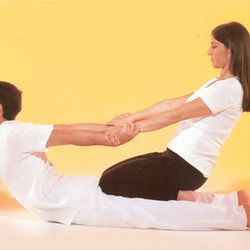 Tina's Chinese Acupressure Massage - Using Thai stretching techniques
Each stretch creates extra space for the joint