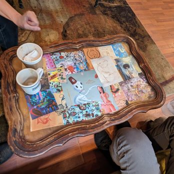 Higher Grounds - Cool artwork on the table! - Coffee & Tea Near Me - Philadelphia, Pennsylvania Higher Grounds - Cool artwork on the table! - Coffee & Tea Near Me - Philadelphia, Pennsylvania