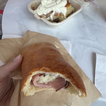 Dough Baby - Brie and ham kolache and cinnamon roll - Bakeries Near Me - Olmos Park, Texas Dough Baby - Brie and ham kolache and cinnamon roll - Bakeries Near Me - Olmos Park, Texas
