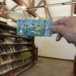 LA County Library - Agoura Hills Library - Got my Hello Kitty Library card!! Yay!