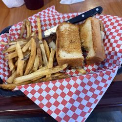 Ozark Burger  - Patty Melt and fries