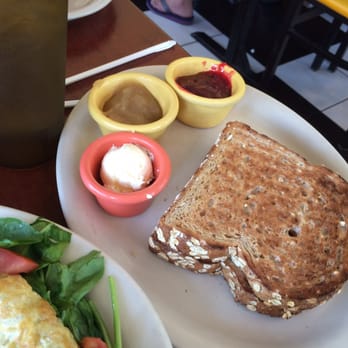 Scrambled Diner - Wheat toast with homemade apple butter and raspberry jam - Breakfast & Brunch Near Me - Dyer, Indiana Scrambled Diner - Wheat toast with homemade apple butter and raspberry jam - Breakfast & Brunch Near Me - Dyer, Indiana