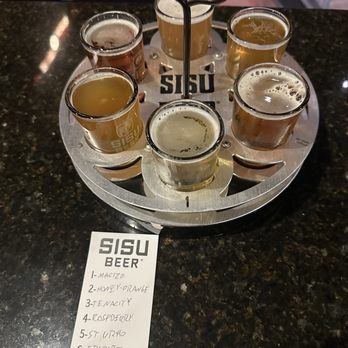 Sisu Beer - Beer Flight - Brewpubs Near Me - Seaside, Oregon Sisu Beer - Beer Flight - Brewpubs Near Me - Seaside, Oregon