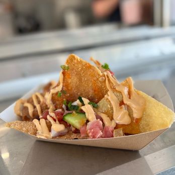 Courtside Cafe - Tuna Nachos - Cafes Near Me - Satellite Beach, Florida Courtside Cafe - Tuna Nachos - Cafes Near Me - Satellite Beach, Florida