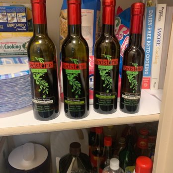 Redstone Olive Oil - bottles of olive oil on a shelf - Olive Oil Near Me - St. George, Utah