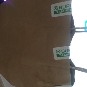 BurgerFi - how the bag came - Hot Dogs Near Me - Brooklyn, New York