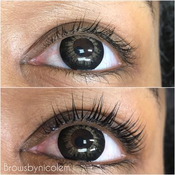 Brows By Nicole M. - Lash Lift before and after - Eyebrow Services Near Me - Columbia, Maryland