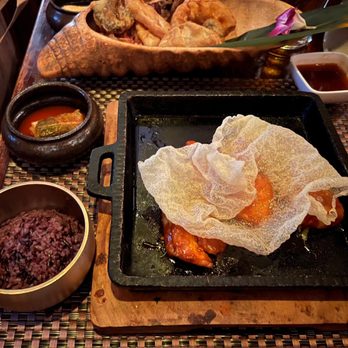 HanGawi - Spicy Korean tofu in sizzling plate - Vegetarian Near Me - New York, New York HanGawi - Spicy Korean tofu in sizzling plate - Vegetarian Near Me - New York, New York