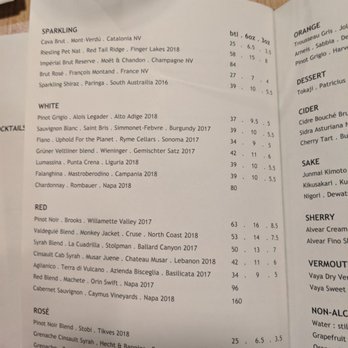 Machete - Wine menu, March 2020 - New American Near Me - Greensboro, North Carolina Machete - Wine menu, March 2020 - New American Near Me - Greensboro, North Carolina