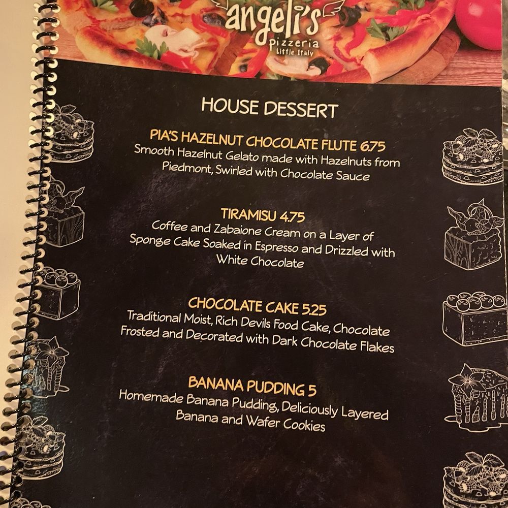 Angeli's Pizzeria - Menu - Pizza Near Me - Baltimore, Maryland