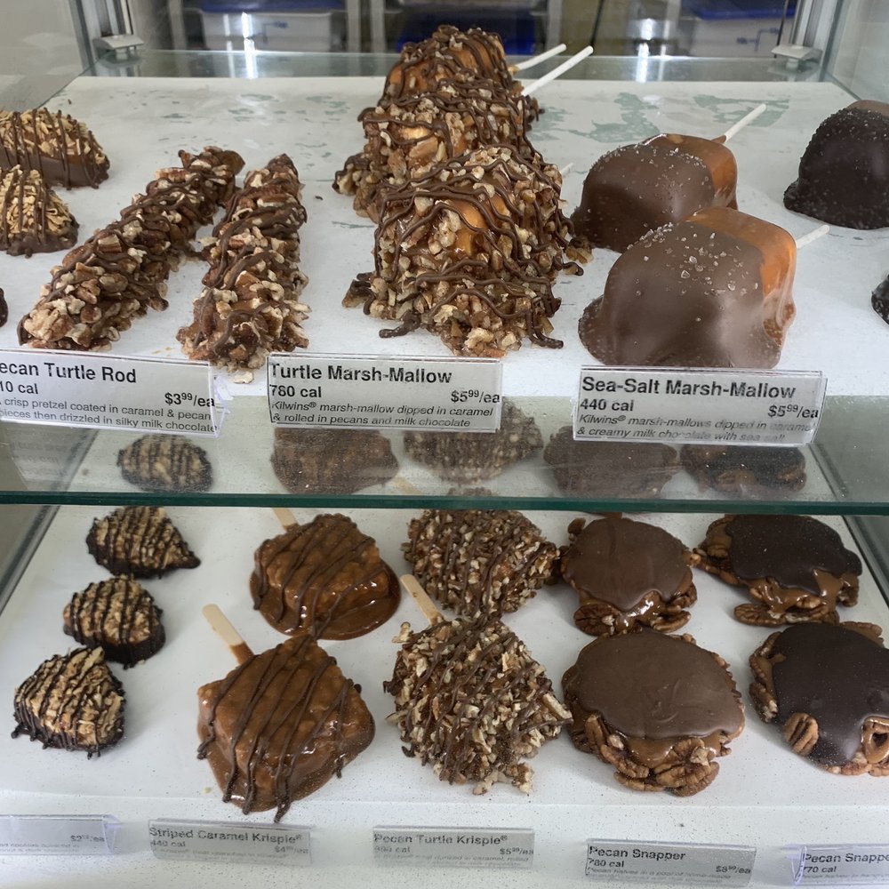 Kilwins - a display of chocolates - Ice Cream & Frozen Yogurt Near Me - Tulsa, Oklahoma
