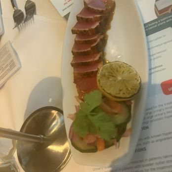 Ruth's Chris Steak House - SEARED AHI TUNA* appetizer - Steakhouses Near Me - Long Beach, California Ruth's Chris Steak House - SEARED AHI TUNA* appetizer - Steakhouses Near Me - Long Beach, California