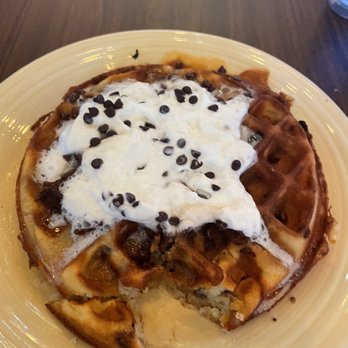 Cafe Marrese - Cookie dough waffle - Coffee & Tea Near Me - Tomball, Texas Cafe Marrese - Cookie dough waffle - Coffee & Tea Near Me - Tomball, Texas