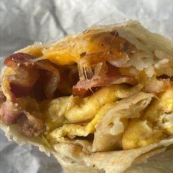 Athenian Grill - Bacon breakfast burrito