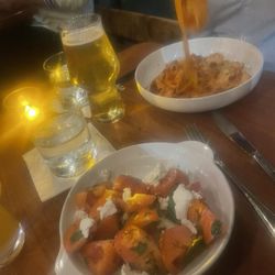Monkland Taverne - Tomato salad and papardelle