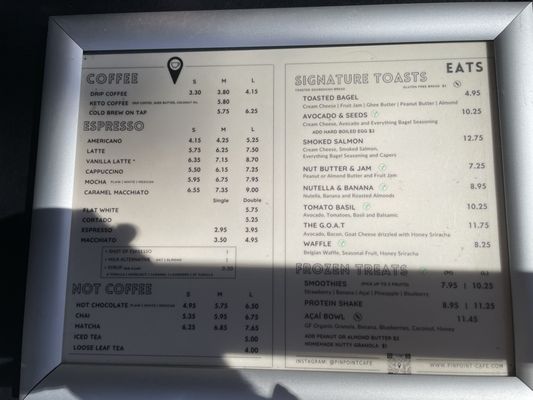 Menu photo 5 Pinpoint Cafe San Diego, CA