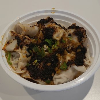 White Bear - 12 piece spicy wontons (紅油抄手) - Chinese Near Me - Flushing, New York