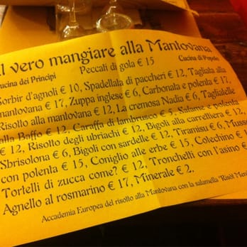 Osteria dell'Oca - Il menù - Lumbard Near Me - Mantua, Minnesota Osteria dell'Oca - Il menù - Lumbard Near Me - Mantua, Minnesota
