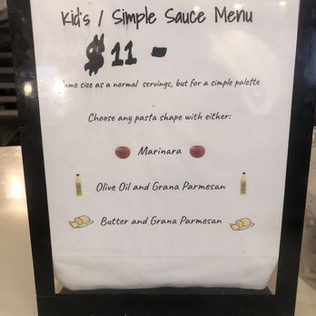 De Nunno - So happy to see this kids menu! - Italian Near Me - San Diego, California De Nunno - So happy to see this kids menu! - Italian Near Me - San Diego, California
