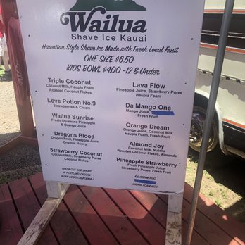 Wailua Shave Ice - Shaved Ice Near Me - Kapaa, Hawaii Wailua Shave Ice - Shaved Ice Near Me - Kapaa, Hawaii