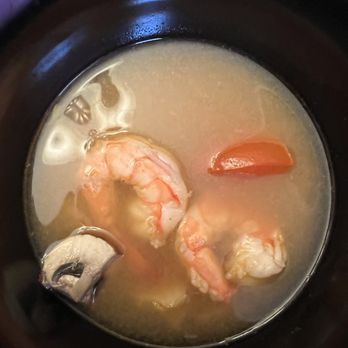 Bai Tong Thai Bistro - Tom Yum soup with prawns - Thai Near Me - Saratoga, California Bai Tong Thai Bistro - Tom Yum soup with prawns - Thai Near Me - Saratoga, California