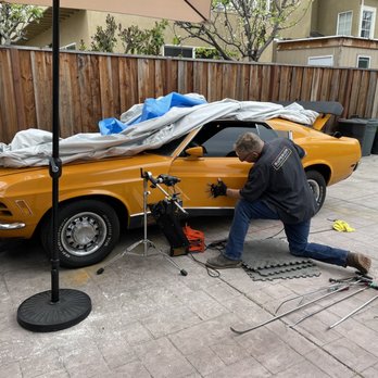 Superior Paintless Dent Removal - Giving the car the love it needed - Mobile Dent Repair Near Me