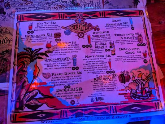 Menu photo 1 Uncharted New Braunfels, TX