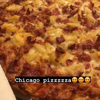 Nancy's Pizza Chicago West Loop - My Medium Gluten-Free Thin Crust with bacon and pineapple - Pizza Near Me - Chicago, Illinois Nancy's Pizza Chicago West Loop - My Medium Gluten-Free Thin Crust with bacon and pineapple - Pizza Near Me - Chicago, Illinois