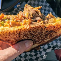 Grilled Cheese with Philly Cheese Steak