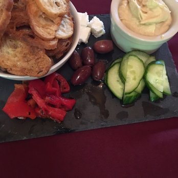 Grace Winery - Hummus platter- delicious! - Wineries Near Me - Glen Mills, Pennsylvania